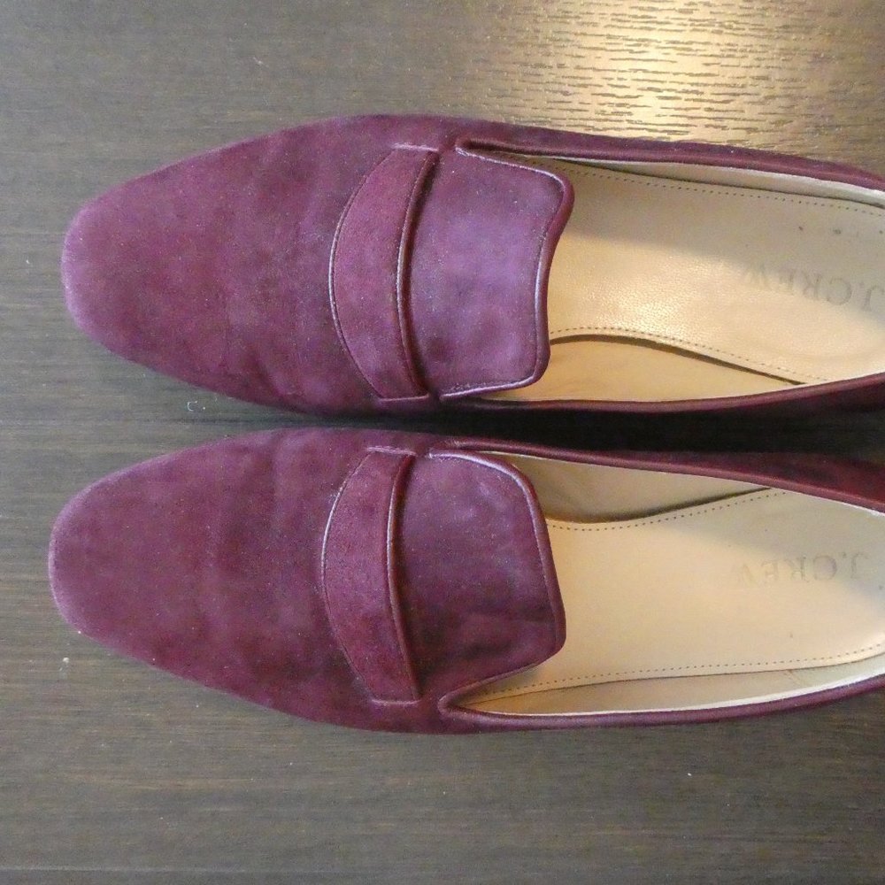 J Crew Georgie Suede Penny Loafers - sz 7 US